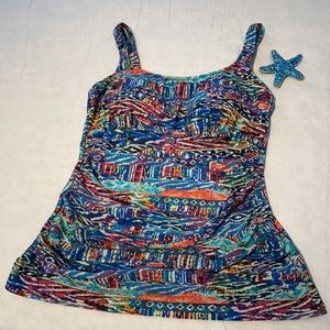 Profile by Gottex tankini swimsuit top size 10